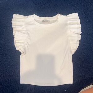 zara ruffle top